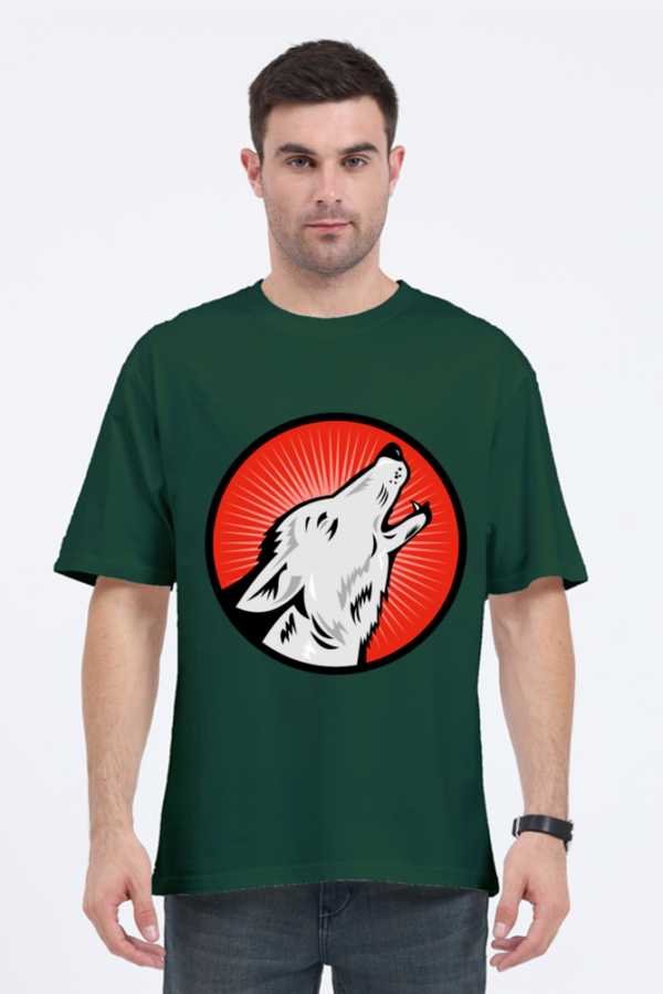 Men's Wolf Print T-shirt - Image 7