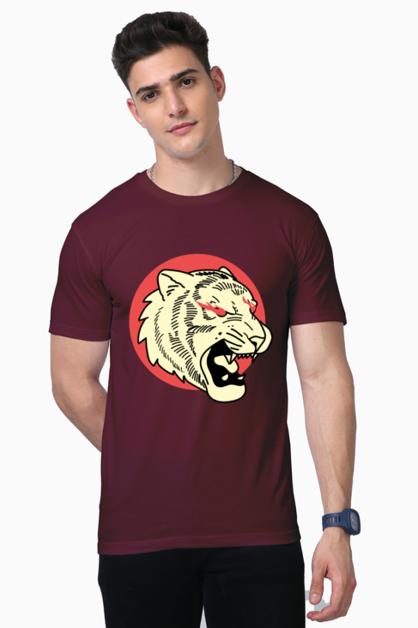 Men's T-shirt with Lion Face - Image 3