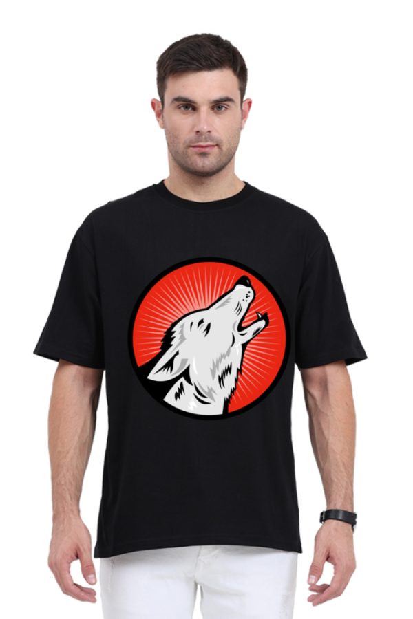 Men's Wolf Print T-shirt - Image 10