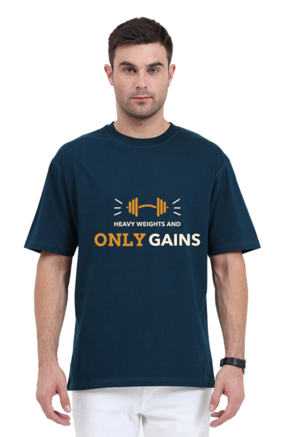 Men's Gym T-shirts Oversized - Image 2