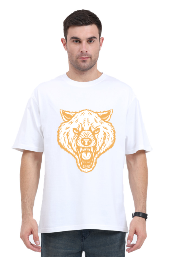 Men's Oversized Lion Face T-shirt - Image 9