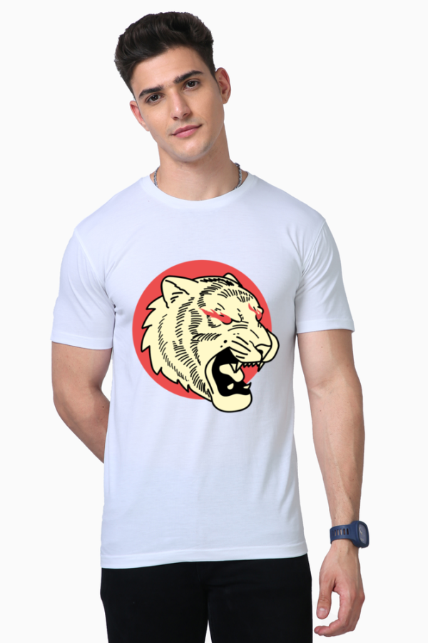 Men's T-shirt with Lion Face - Image 6