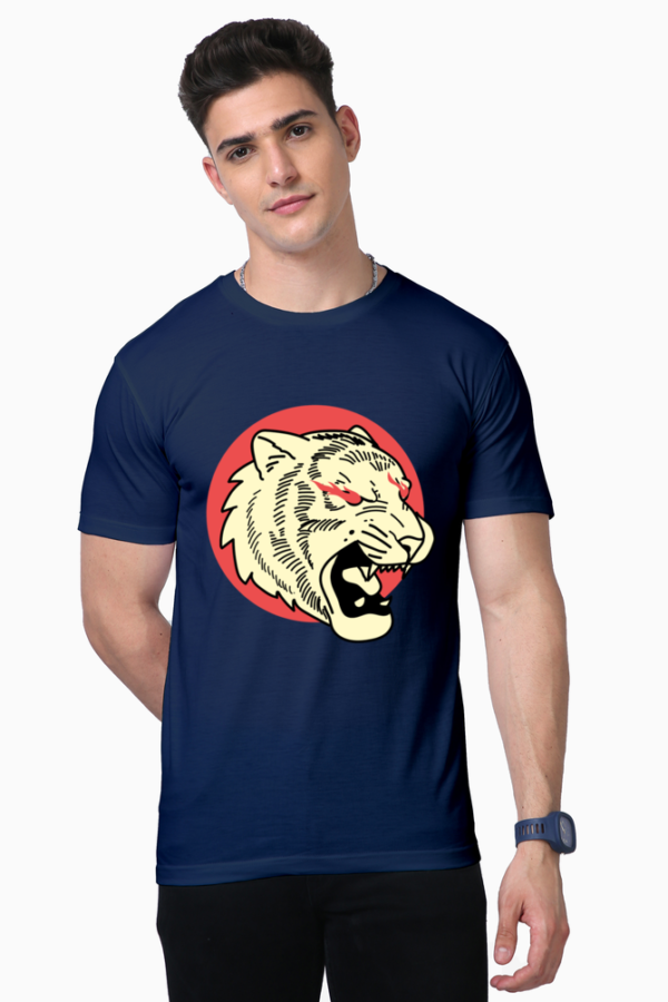 Men's T-shirt with Lion Face - Image 4