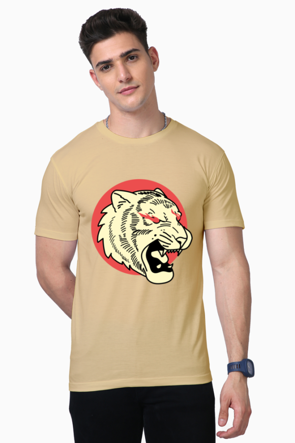 Men's T-shirt with Lion Face