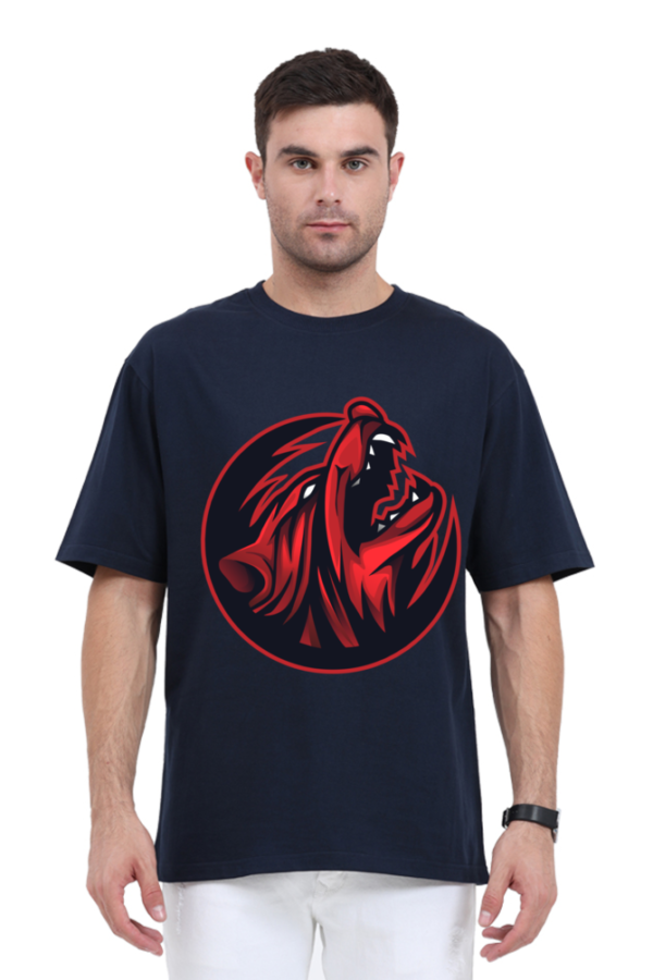 Men's Wolf Print T-shirt - Image 11
