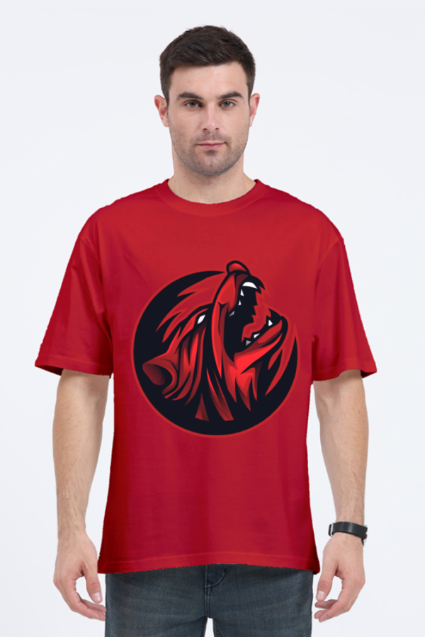 Men's Wolf Print T-shirt - Image 8
