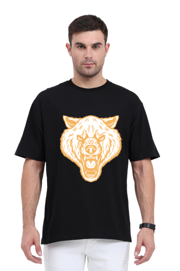 Men's Oversized Lion Face T-shirt - Image 8