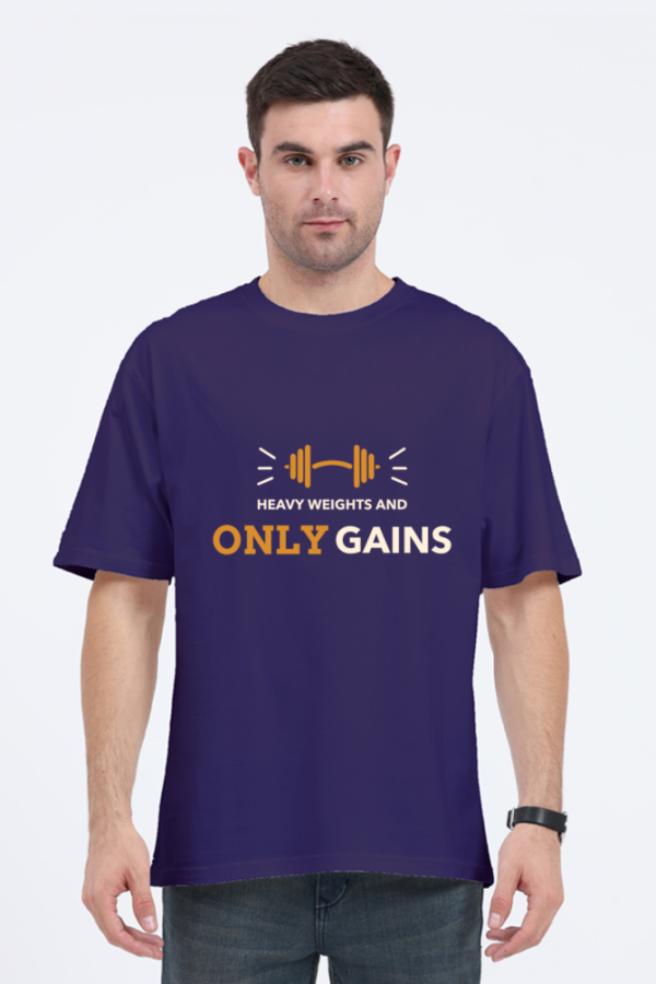 Men's Gym T-shirts Oversized - Image 3