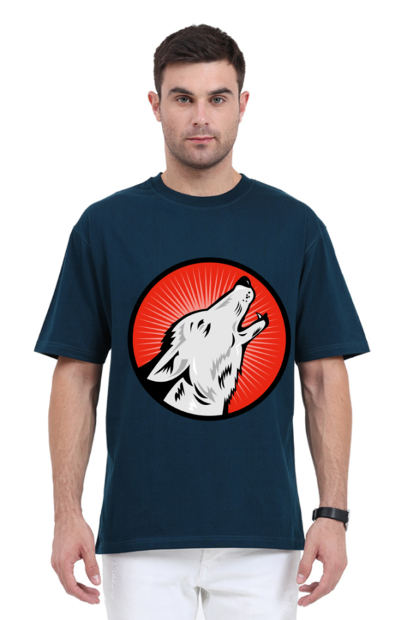Men's Wolf Print T-shirt - Image 3