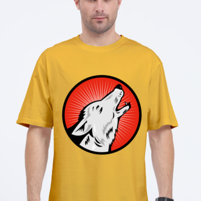 Men's Wolf Print T-shirt