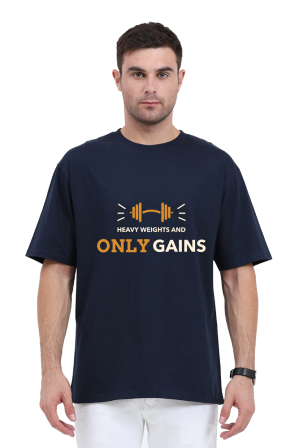 Men's Gym T-shirts Oversized - Image 8