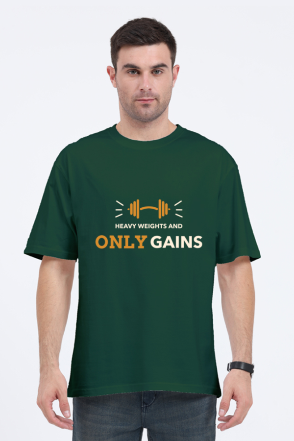 Men's Gym T-shirts Oversized - Image 7