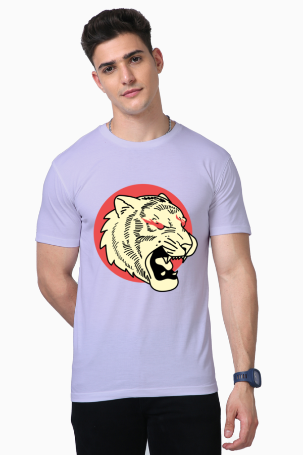 Men's T-shirt with Lion Face - Image 2