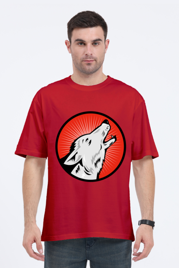 Men's Wolf Print T-shirt - Image 6