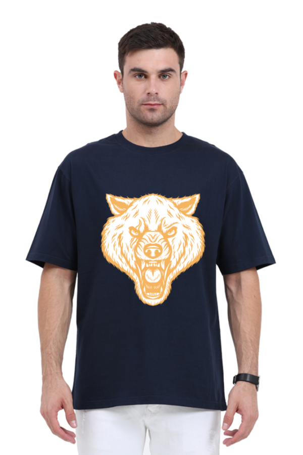 Men's Oversized Lion Face T-shirt - Image 7