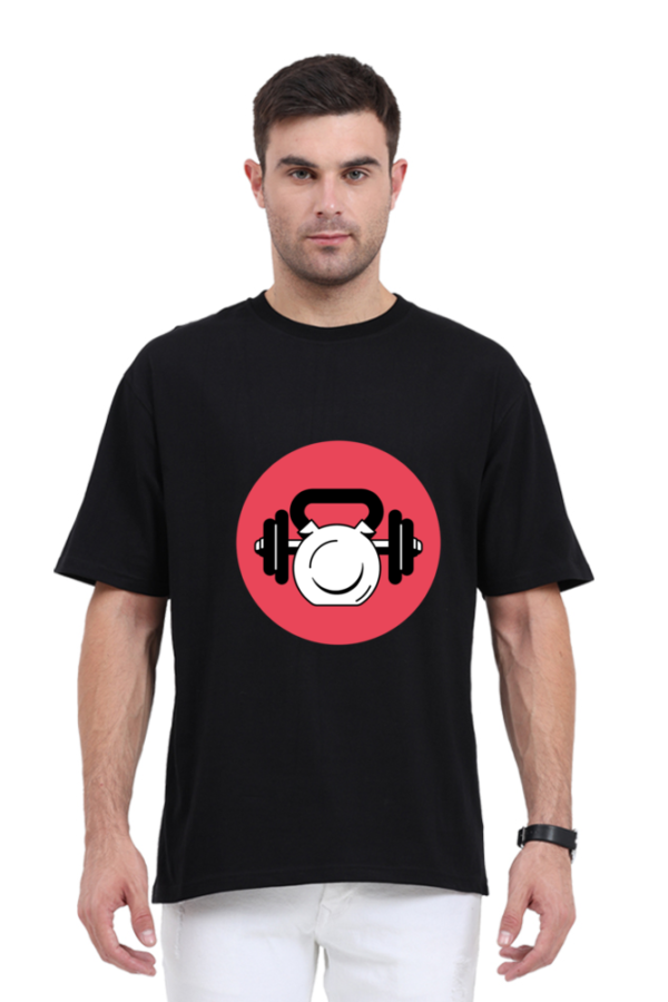 Men's Gym Oversized Tees - Image 8
