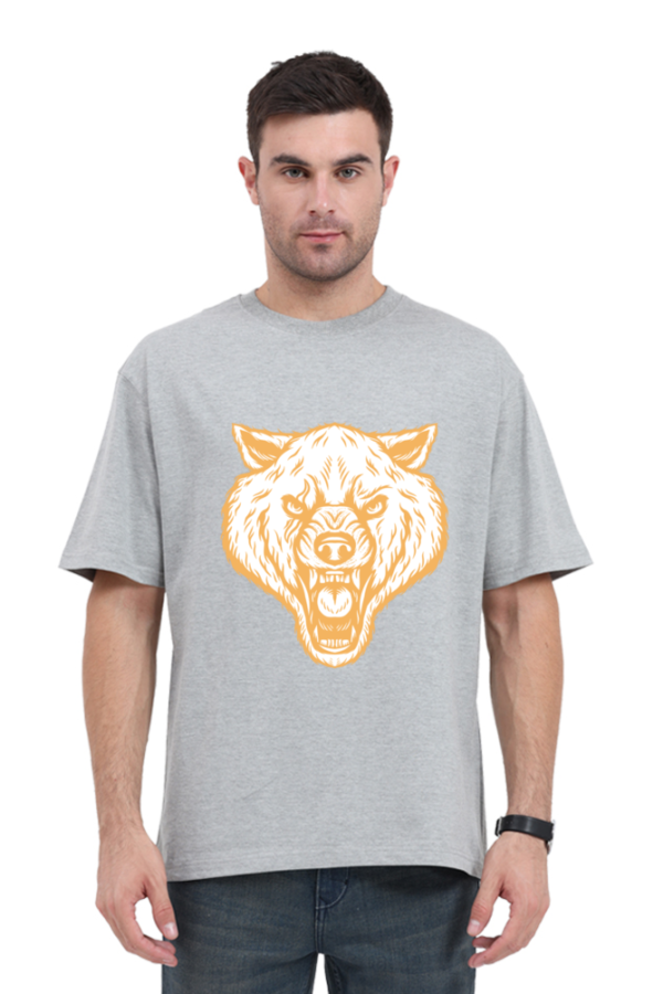 Men's Oversized Lion Face T-shirt - Image 6