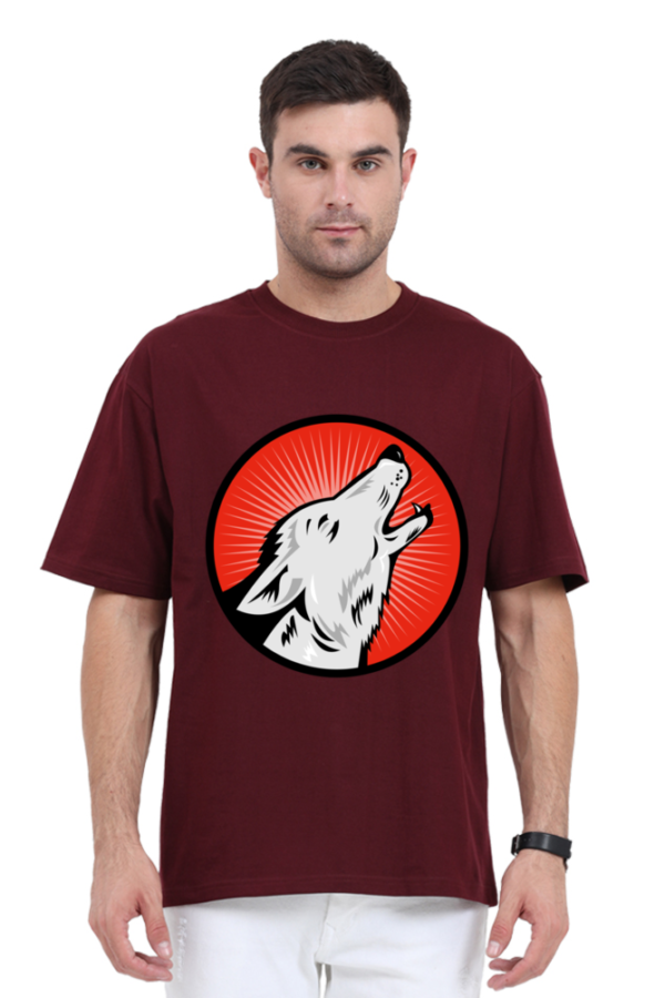 Men's Wolf Print T-shirt - Image 5
