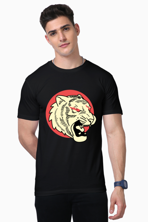 Men's T-shirt with Lion Face - Image 5