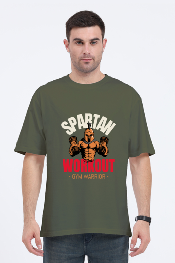 Men's Oversized Workout T-shirt - Image 2