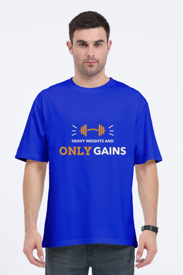 Men's Gym T-shirts Oversized - Image 6