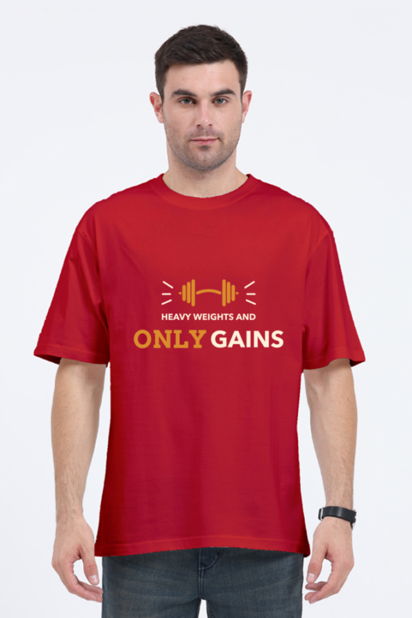 Men's Gym T-shirts Oversized - Image 5