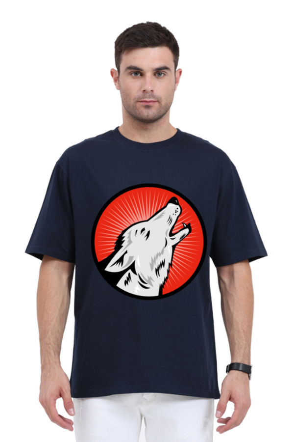 Men's Wolf Print T-shirt - Image 9