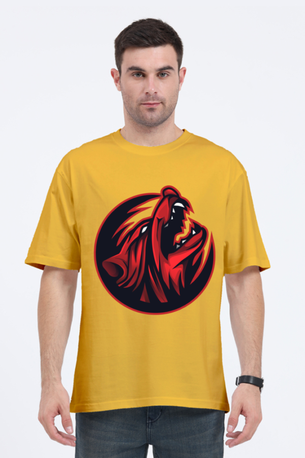 Men's Wolf Print T-shirt - Image 2