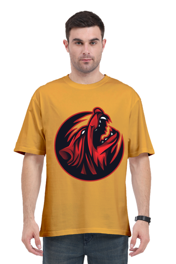 Men's Wolf Print T-shirt - Image 5