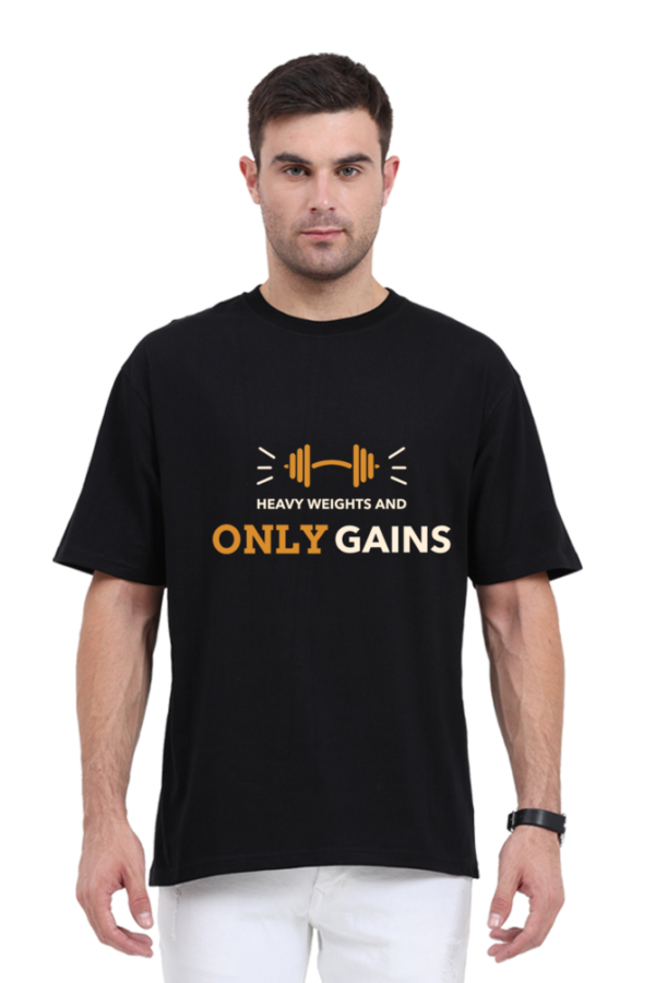 Men's Gym T-shirts Oversized - Image 9