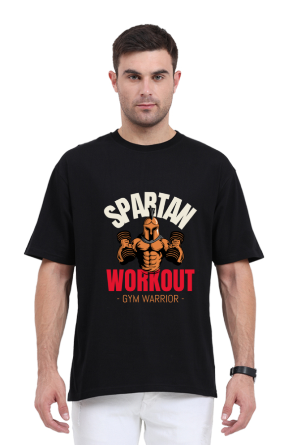 Men's Oversized Workout T-shirt - Image 8