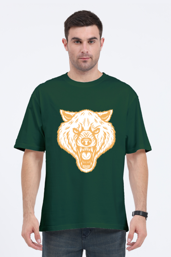 Men's Oversized Lion Face T-shirt - Image 5