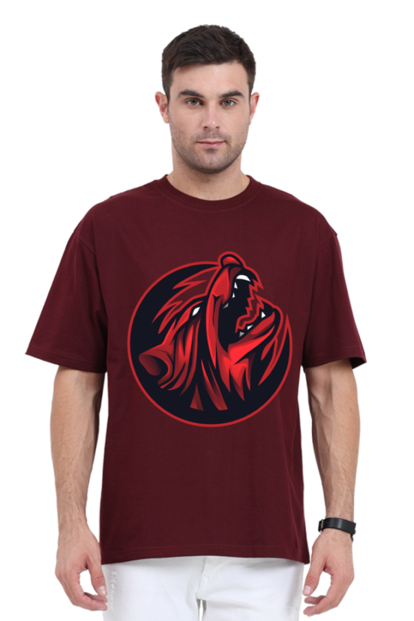 Men's Wolf Print T-shirt - Image 7